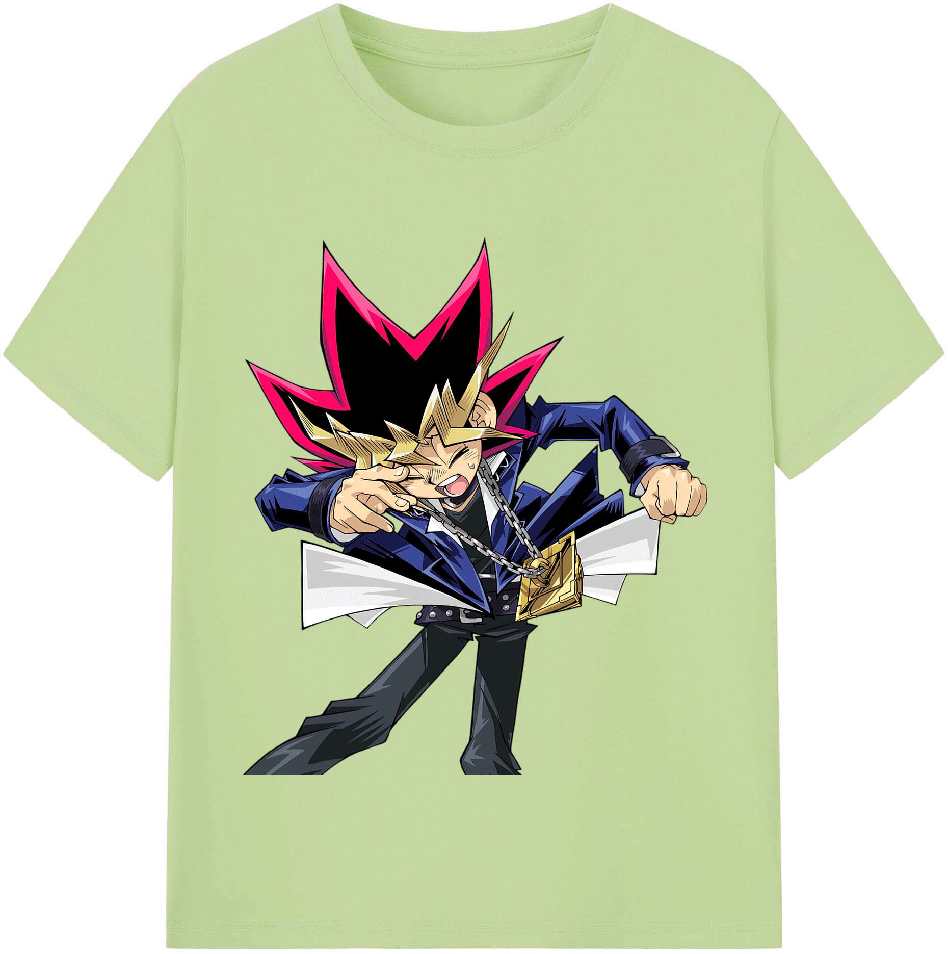 （画像用） 遊☆戯☆王 Yu-Gi-Oh! 綿100％半袖Tシャツ（フロントプリント）